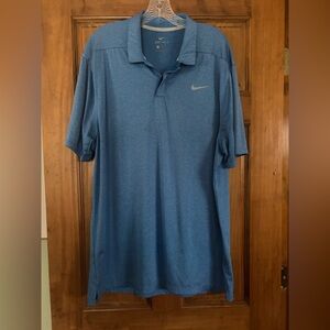 Nike Dri-Fit Men's Blue Polo Shirt